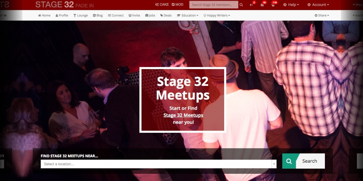 Come Together! Introducing the New Stage 32 Meetup Section!