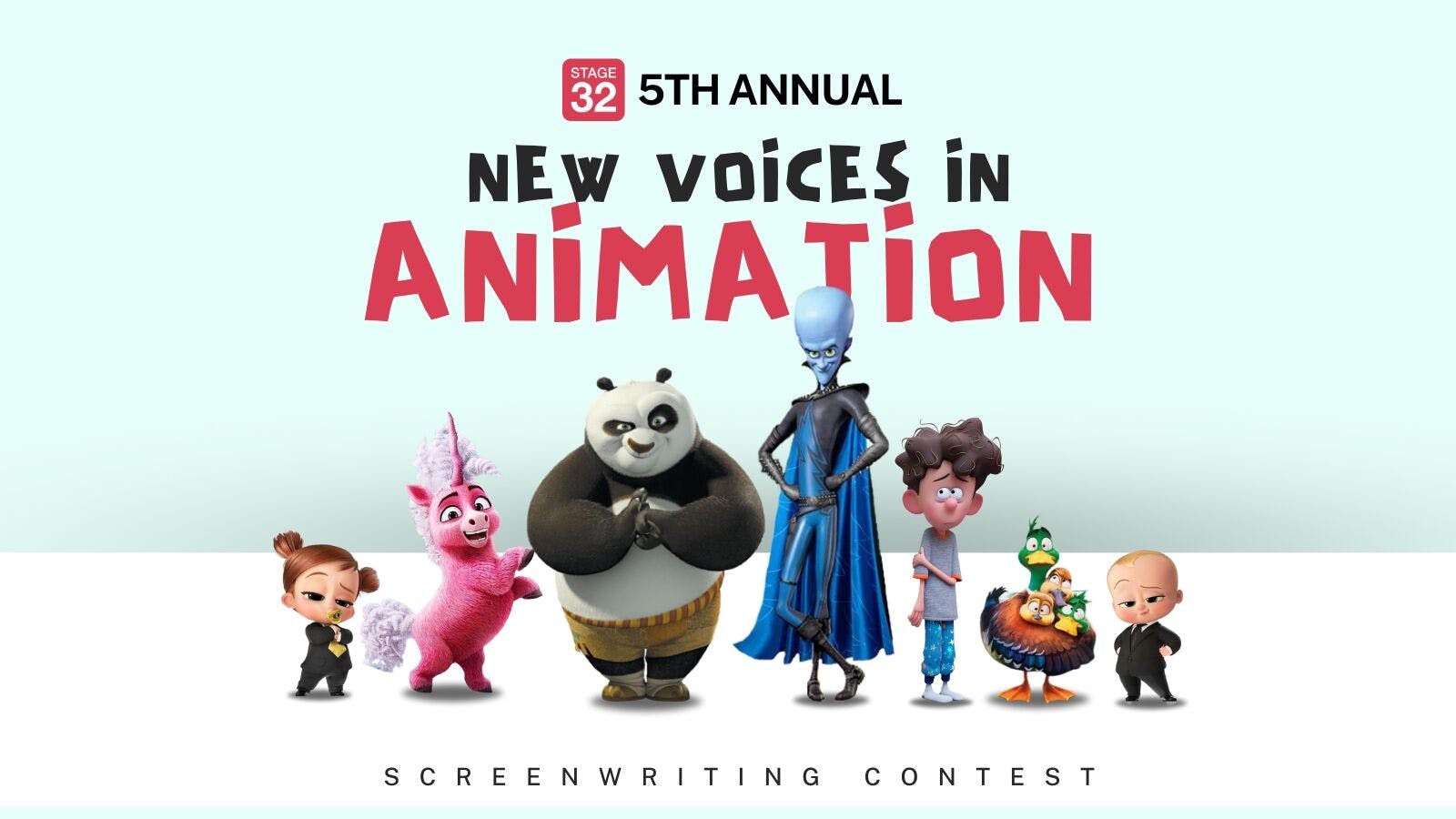 Announcing the 5th Annual New Voices in Animation Screenwriting Contest