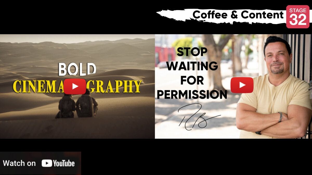 Coffee & Content: Be Bold & Stop Waiting For Permission!