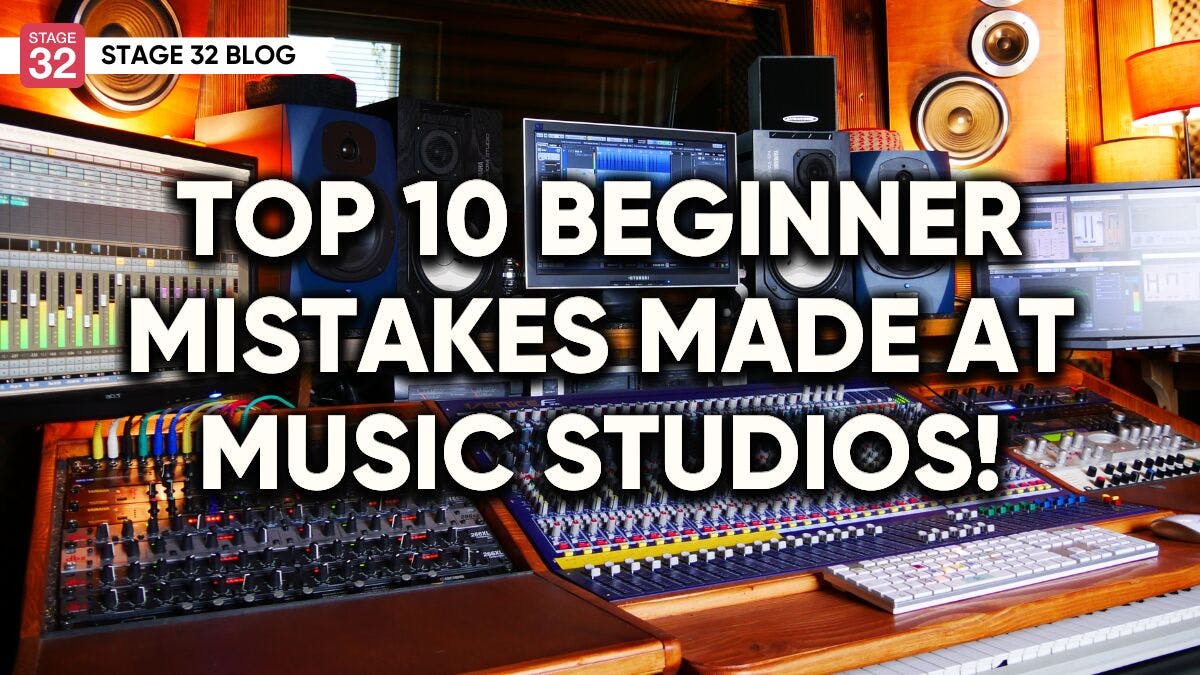 Top 10 Beginner Mistakes Made At Music Studios!