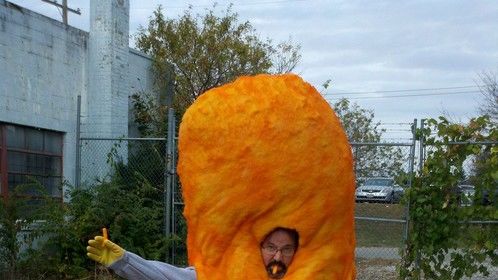 Cheese Puff costume I designed and built