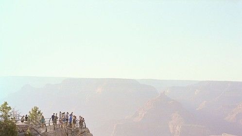 Looking over the Grand Canyon