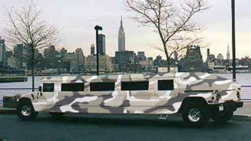 Urban Camo Hummer Limo