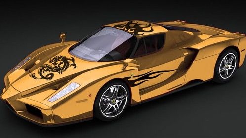 Gold Enzo Ferrari