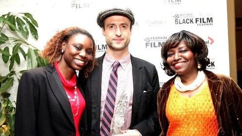 Sabenita with (winner) Director: Gabriel Range @ ''Red Carpet'' : Festival International Film Black, Montreal, Canada