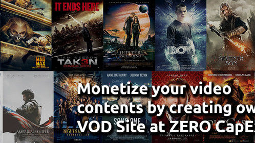 Monetize your Video content with Own Video streaming Platform.