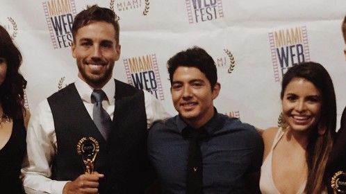 Part of the CON team at the Miami Webfest -- we won BEST DRAMA and BEST ACTOR. WATCH US NOW AT: CONTVSHOW.COM