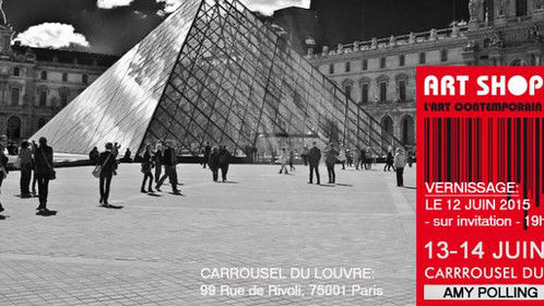 Exhibition of my work at &quot;Salon ArtShopping&quot; le Carrousel du Louvre in Paris (FR) 
Booth Amy Polling: C47