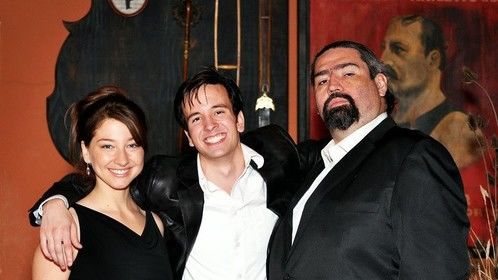 Dana Dae, Isaac Medeiros, and Myself at the Premier to Crimson and Clover the Movie.