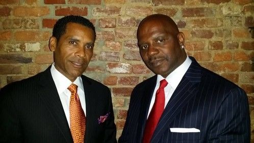 Congressman Styles (Lamont Easter) and Mayor Tony (Adiyb Muhammad) from the upcoming independent film "Second Chance" from Randall Lawarence Films coming in 2015