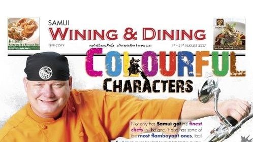 Samui wining & dining magazine Thailand review