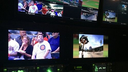 Working the Cubbies series against the DBacks this weekend for Comcast and WGN #CubsBroadcast