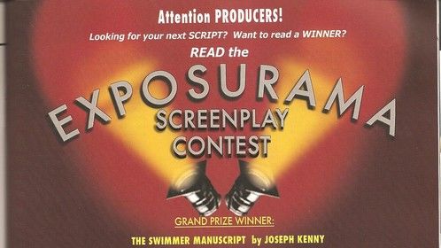 The ad from the March/April 2010 issue of Creative Screenwriting magazine touting my finalist status for Gumrunners