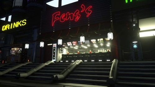 Feng's. Part of the Entertainment Complex. To be used in an upcoming episode. 