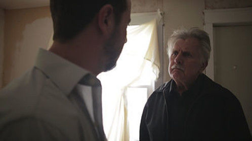 George (Nicholas Joseph Mackey) and Ambrose (Joe Estevez) - Pizza Man