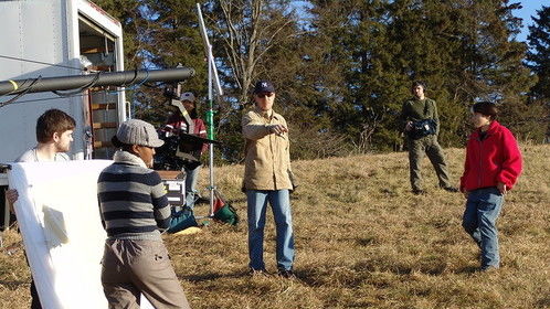 On the set of &quot;Leaving Ashland&quot;