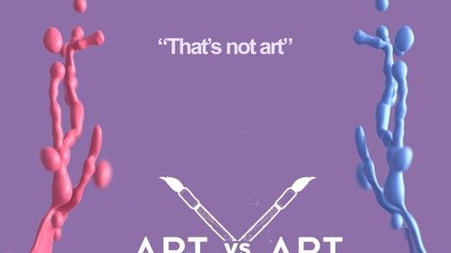 Here's the poster's second version of our short film Art Vs. Art!