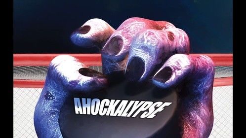 Poster for Ahockalypse.....watch out you Zombies!