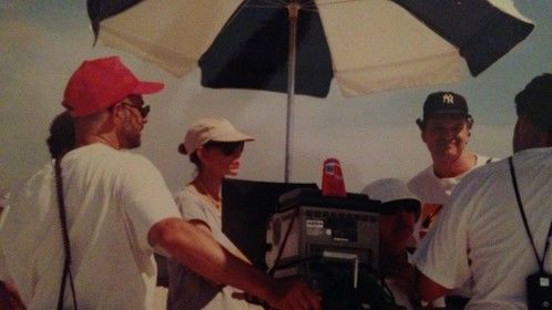 Shooting a commercial on Jones Beach.