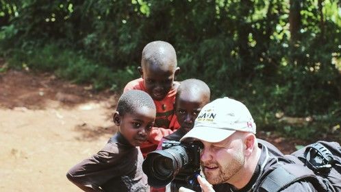 On location in Uganda.
