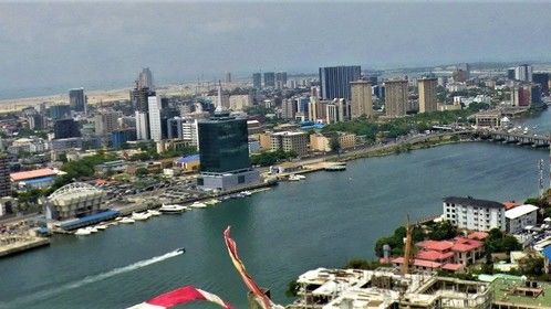 Lagos aerial view