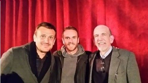 with Jason Segel and Director Charlie McDowell at The Discovery preview in Boston 2017