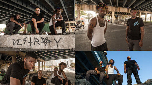 My photography of &quot;Dwight Ricky and Tristan&quot; in overtown Miami