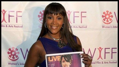 Vivica A Fox at the Women in Film Festival in FL, promoting JYD.