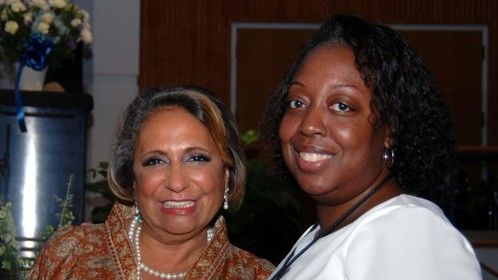 With Cathy Hughes
