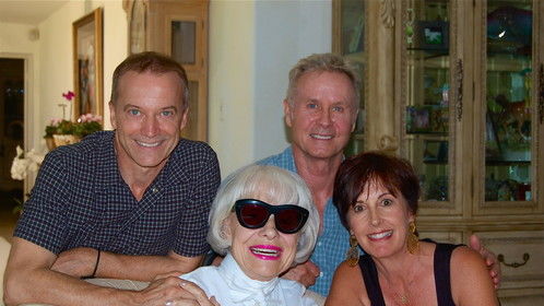 After filming the legendary Carol Channing.