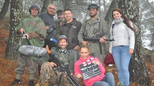 On set of the Woods Encounters in Spain