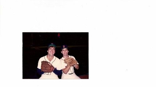 On the set of Field of Dreams at Fenway with John Fiore.