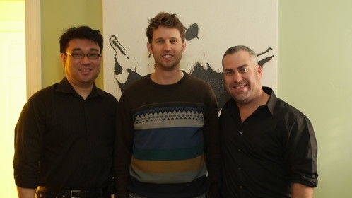 Terry Jun and Jon Heder