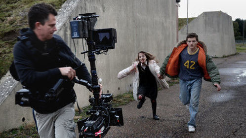 Steadicam shot with Jason Ewart, Maia Elsey and Finn Morrell.