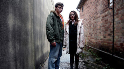 Promotion still of Maia Elsey and Finn Morrell