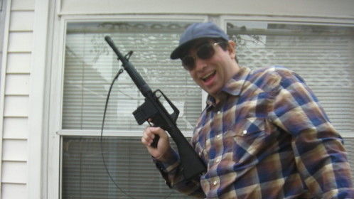 Here I am as a gun toting redneck.