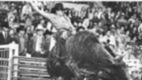 1974, National Finals Rodeo. 