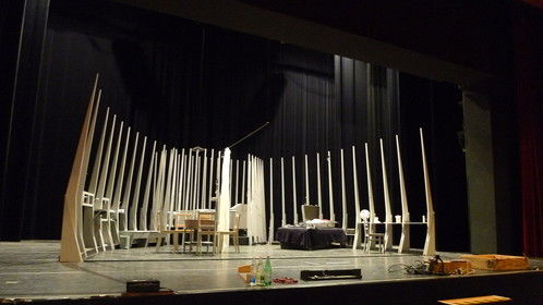 My stage design for "Streetcar Named Desire", as directed by Wolf E. Rahlfs (Music by Paolo Greco) in Bruchsal, Germany.