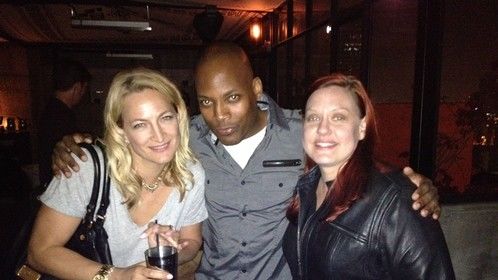 Me and Zoe Bell at Tarantino's "Hateful Eight" reading afterparty. Awesome time!