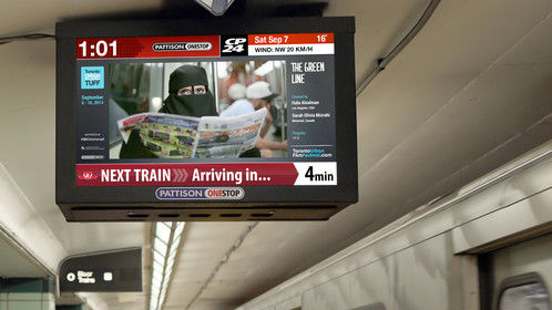 Your 1-minute silent film shared with over 1 million commuters daily in Toronto during the Toronto International Film Festival.
