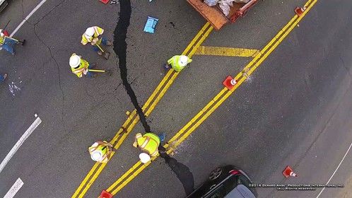 Napa California EarthQuake (Copter Shot) #2