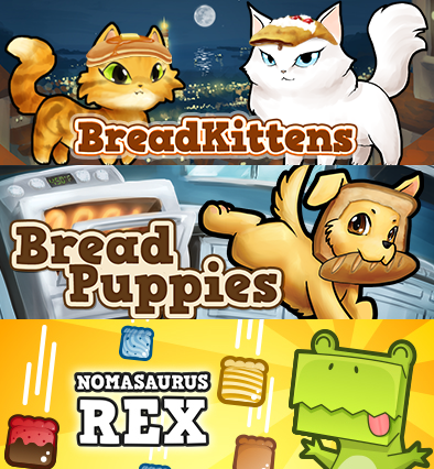 BreadKittens, BreadPuppies, & Nomasaurus Rex 