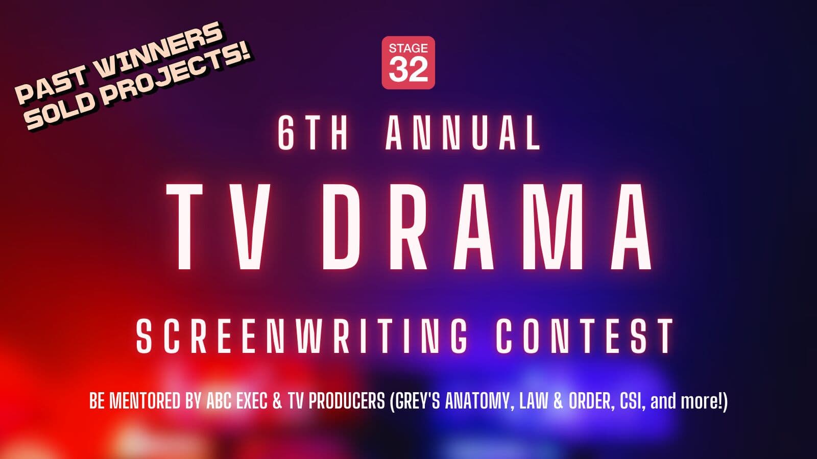 The Biggest TV Drama Screenwriting Contest in the World is Back!